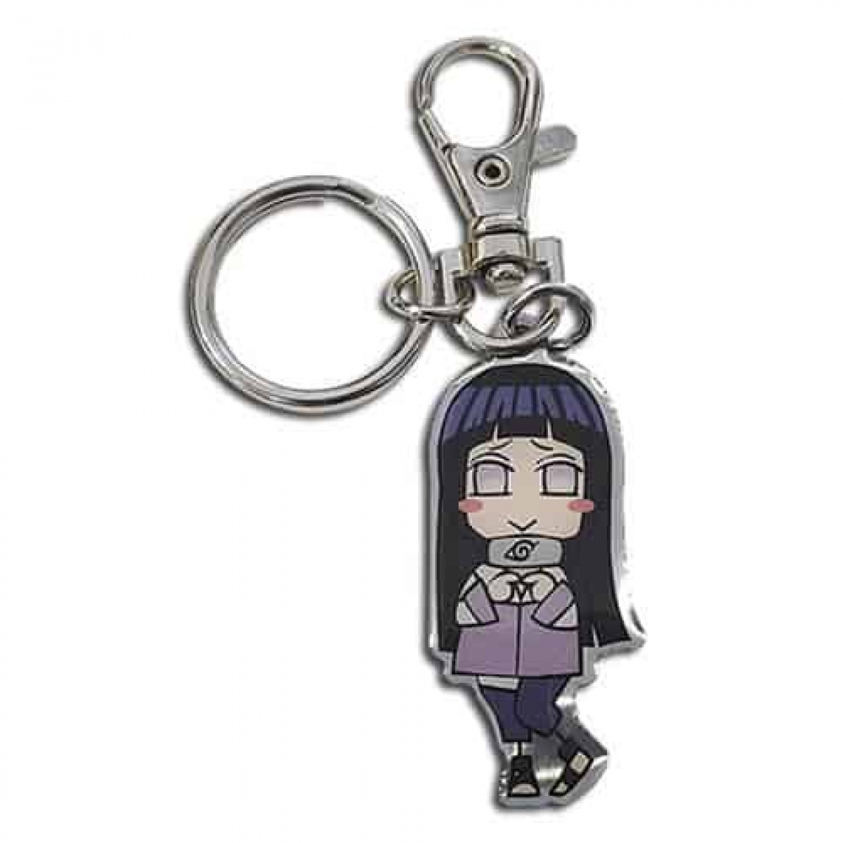 Naruto Shippuden Hinata Hyuga Metal Keychain