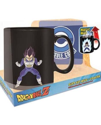 Shop Dragon Ball Z Vegeta Magic Mug and Coaster Gift Set anime