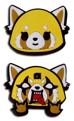 Shop Aggretsuko Happy & Angry Pvc Pins anime