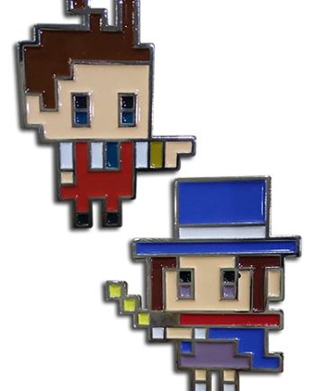 Shop Ace Attorney Apollo Justice & Trucy Wright Pin Set anime