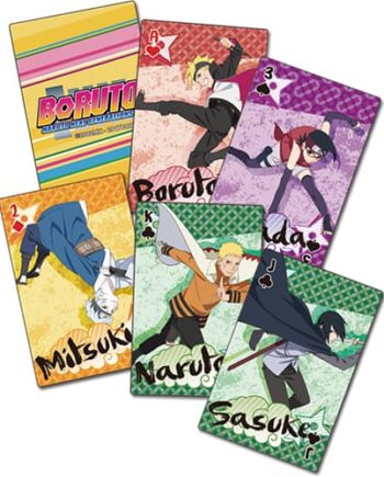 Shop Boruto Big Group Playing Cards anime