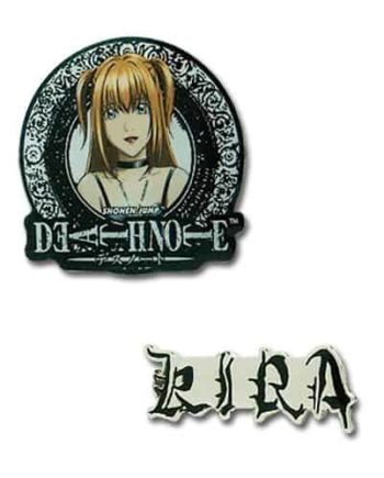 Shop Death Note Misa & Kira Metal Pin Set anime