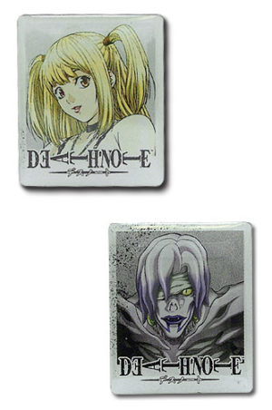 Shop Death Note Misa & Rem Metal Pin Set anime