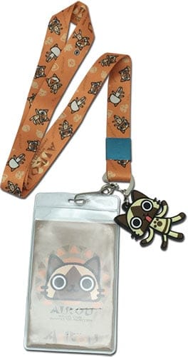 Shop Monster Hunter – Airou The Special Cat Lanyard anime