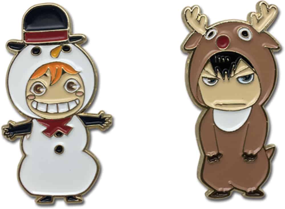 Shop Haikyu!! Hinata & Kageyama Christmas Pins anime
