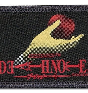 Shop Death Note Apple In Hand Embroidered Patch anime