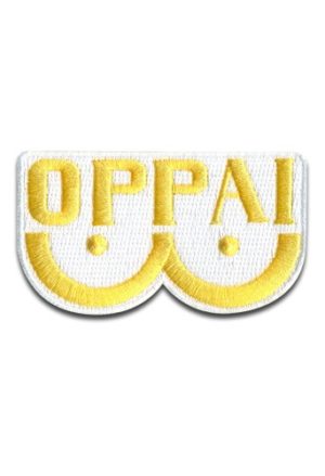 Shop One Punch Man OPPAI Logo Embroidered Patch anime
