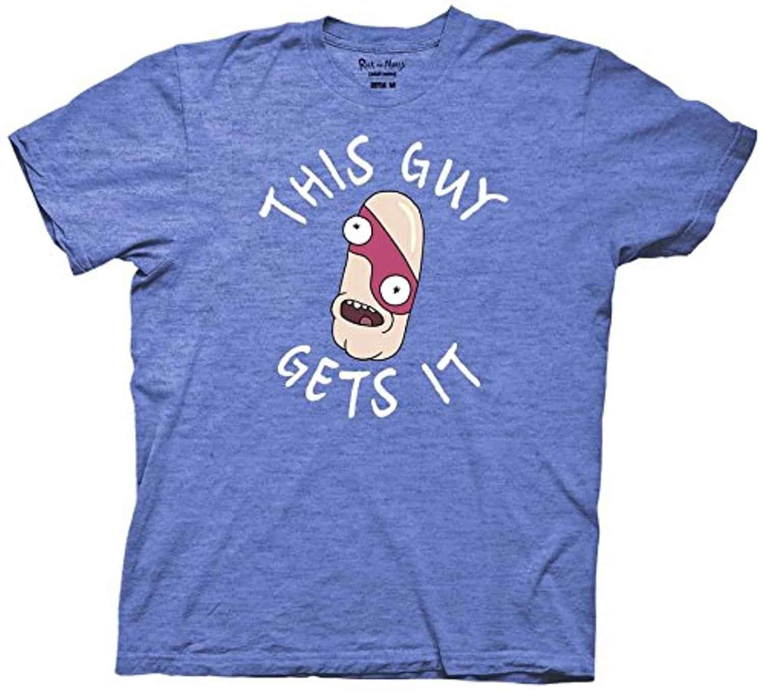 Shop Rick and Morty This Guy Gets It Crew T-Shirt anime