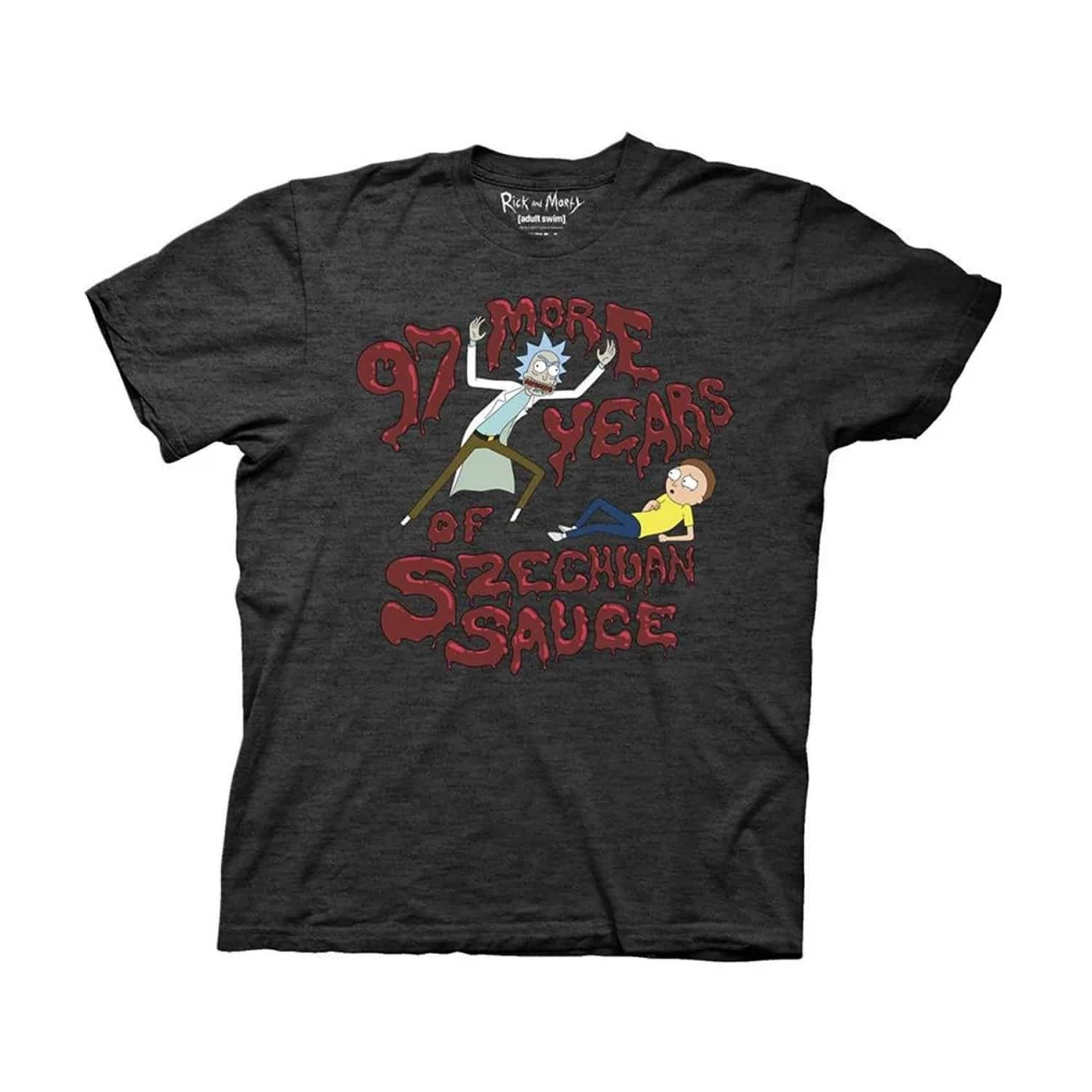 Rick and Morty 97 More Years Of Szechuan Sauce Crew T-Shirt