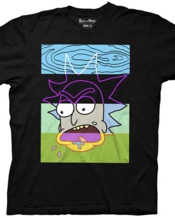 Shop Rick and Morty Rick Color Divisions Crew T-Shirt anime