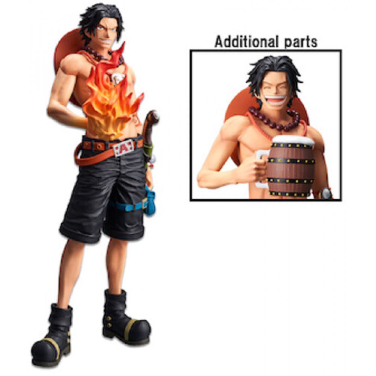 One Piece Portgas D. Ace Grandista Nero Figure