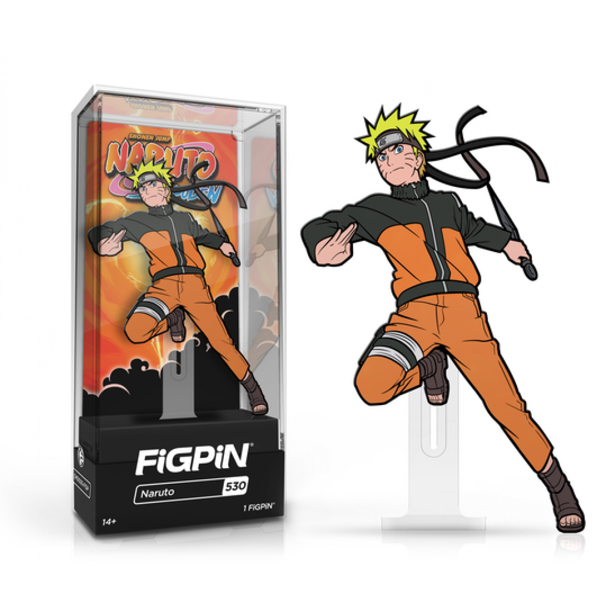 Naruto Shippuden Naruto Uzumaki FiGPiN Classic Enamel Pin