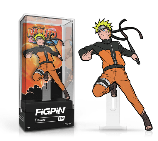 Shop Naruto Shippuden Naruto Uzumaki FiGPiN Classic Enamel Pin anime